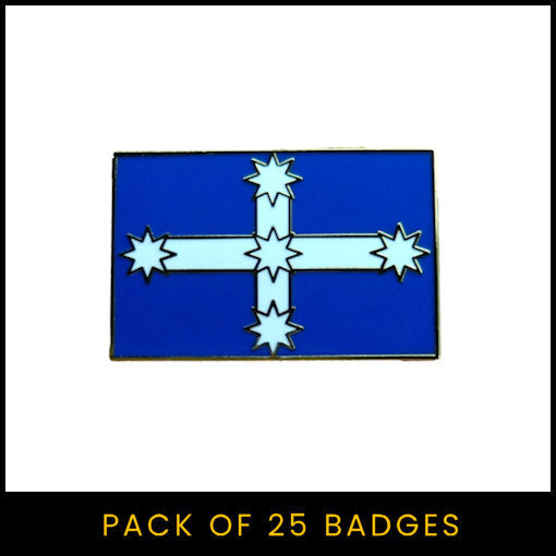 Historic Eureka Flag Badge (Rectangular) - Pack of 25
